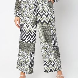 Vero Moda Women Floral Printed High-Rise Parallel Trousers-picture-20