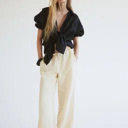 H&M Linen-Blend Trousers-picture-35