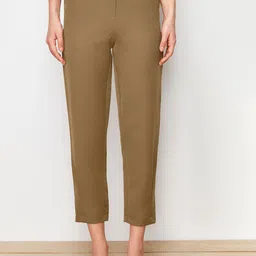 Trendyol Women Mid-Rise Chinos Trouser-image-88