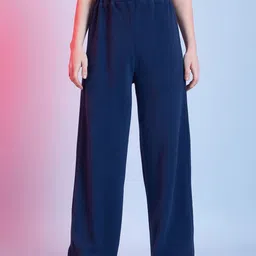 street 9 basics STREET 9 Women Relaxed Loose Fit Wide Leg Trousers-picture-15