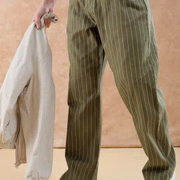 The Indian Garage Co Men Loose Fit Trousers-picture-36