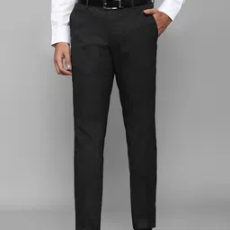 Louis Philippe Men Black Slim Fit Formal Trouser-picture-45