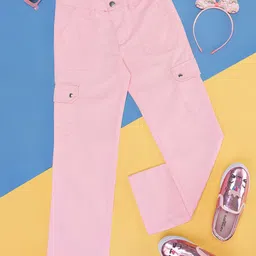 Pantaloons Junior Girls Regular Cargo Trouser-image-52