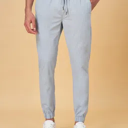Urban Ranger by pantaloons Men Mid-Rise Slim Fit Cotton Joggers-picture-13