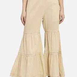 Moda Rapido Women Smart Flared Trousers-image-1