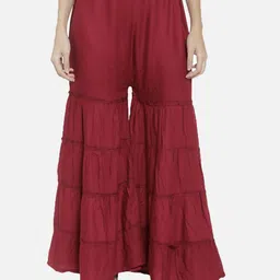 Moda Rapido Women Smart Flared Trousers-image-16