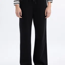 DeFacto Women Mid Rise Cotton Trousers-image-37