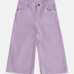Pantaloons Junior Girls Mid-Rise Cotton Culottes Trousers-image-70