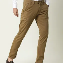 RARE RABBIT Men Aps Mid-Rise Slim Fit Trouser image 2