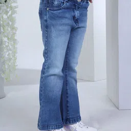 Peppermint Girls Smart Slim Fit Clean Look Mid Rise Stretchable Jeans image 5