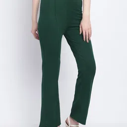Wuxi Women Relaxed Straight Leg Fit Bootcut Trousers image 3