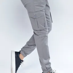 MARK & ALBERT Men Urban Slim Fit Cotton Jogger image 3