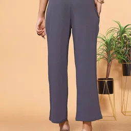 HARPITA Women Relaxed Mid-Rise Trousers image 2