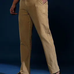 HIGHLANDER Men Mid-Rise Slim Fit Trousers image 4