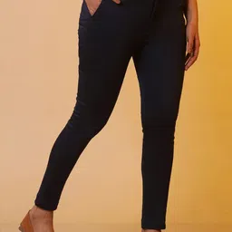 AURELIA Women Slim Fit Mid-Rise Trouser image 4