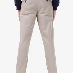 Tailoraedge Men Tailored Cotton Slim Fit Trousers image 3
