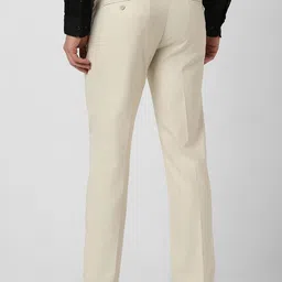 Van Heusen Men Slim Fit Mid-Rise Formal Trouser image 3