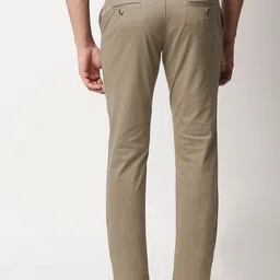 Basics Men Tapered Fit Chinos Trousers image 2