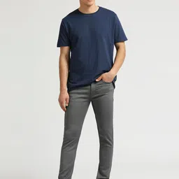 ROCKING SWAMY Men Smart Slim Fit Cotton Trousers image 2