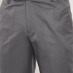 VEI SASTRE Men Smart Slim Fit Plain Formal Trousers image 5