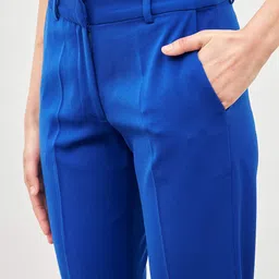 SALT ATTIRE Women Tailored Mid-Rise Trousers image 5
