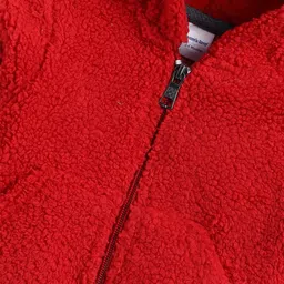 Moms Love Boys Self Design Hooded Sweatshirt With Pyjamas image 2