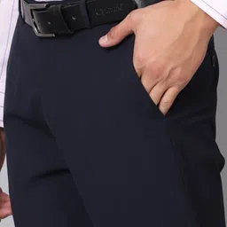 Cantabil Men Mid-Rise Formal Trousers image 4
