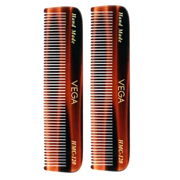 VEGA Set of 2 VC2HMC-120 Pocket Hair Comb - Brown-picture-41