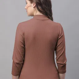 Friskers Self Designed High Neck Fitted Top image 5