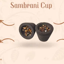 airofine fragrance Special Pure Sambrani Guggal Loban Dhoop Cup 10 pack Guggul image 4