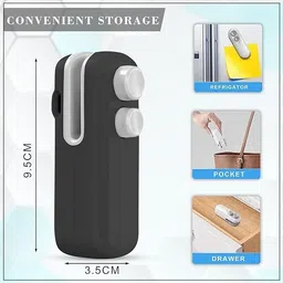 ankri Rechargeable Mini Sealing Machine Handheld Packet Sealer for Food,Snacks,Chips Hand Held Heat Sealer image 3