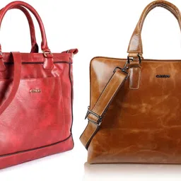 cimoni Men Tan, Red Messenger Bag image 1