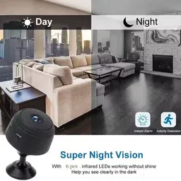 Cxoen HD Mini Camera Wireless WiFi 1080P Home Security Nanny cam Security Camera image 5