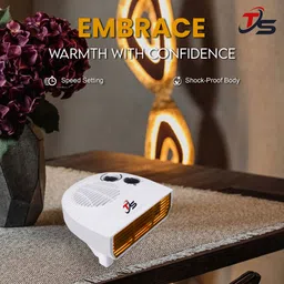 t.s. electricals neo Silent with Powerful Motor Room Blower TSFRH-19 Fan Room Heater image 2