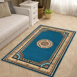 Story@home Blue & Yellow Anti-skid Floor Carpet-image-69