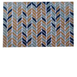 PRESTO Blue Floral Printed Hand Tufted Carpet-picture-21