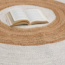 Art Avenue Inner Brown Round Jute Rug image 2