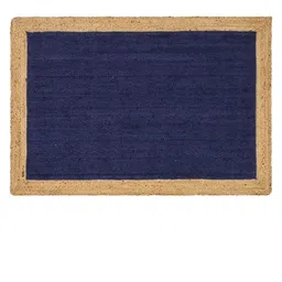 Art Avenue Otelia Blue & Brown Braided Jute Rectangular Rug image 3