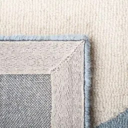 Safiya Carpet Blue Abstract Hand-Tufted Woollen Carpets image 5