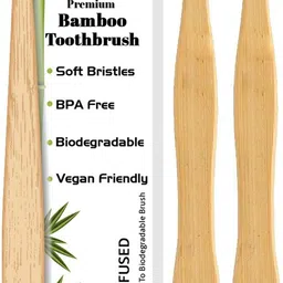 mini storify 1 adult & 2 kids Bamboo Toothbrush with Charcoal Activated Soft BPA Free Soft Bristles with Biodegradable Handle Toothbrushes, Natural, Eco-Friendly, Organic and Compostable Tooth Brushes Extra Soft Toothbrush-picture-11