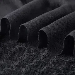 namal Printed Cotton Blend Men Black Fancy Scarf, Scarf, Bluetooth Scarf, Stole image 2