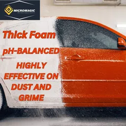 micromagic Snow Foam Car Shampoo Concentrate- pH Neutral, Thick foam, Deep Cleaning Formula Car Washing Liquid image 4