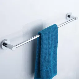 kuric Towel Bar/Towel Holder/Towel Stand/Towel Hanger for Bathroom, Chrome Finish 24 inch 1 Bar Towel Rod-picture-10