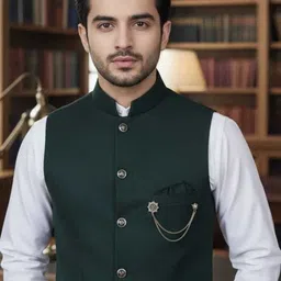 maksud enterprise Men Solid Nehru Jacket-picture-15