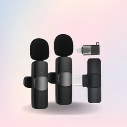 yaroh K9 Dual Wireless Mic WithCollar Microphone for YouTube &Live Voice RecordingE498 Microphone-picture-40