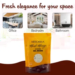 absorbia Mask Mirage, Gel Beads Air Freshener with 8ml Refill Fragrance, With Glass Jar Potpourri image 3
