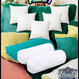 urmila creation Microfibre Bolster Pack of 7 Stripes 2 Bolester 5 Cushion-picture-19