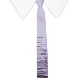 Tossido Men Purple Woven Design Broad Tie image 3