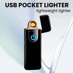 clairbell USB (Cigarette Lighter) for Smoking Windproof Slim Lighter with FingerprintI187 Pocket Lighter-picture-14