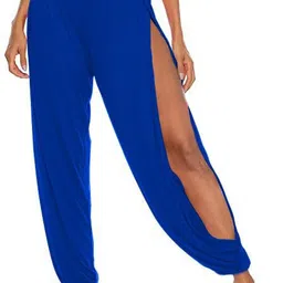 whitewhale Solid Rayon Women Harem Pants-picture-17